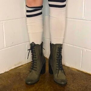 Boutique 9 Ankle Boot Heels in Grey